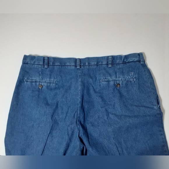 Vintage Men's Haggar Pleated Jeans - Picture 13 of 15